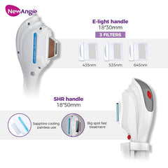 Newangie® Vertical IPL & SHR & E-Light Machine