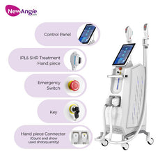 Newangie® Vertical IPL & SHR & E-Light Machine