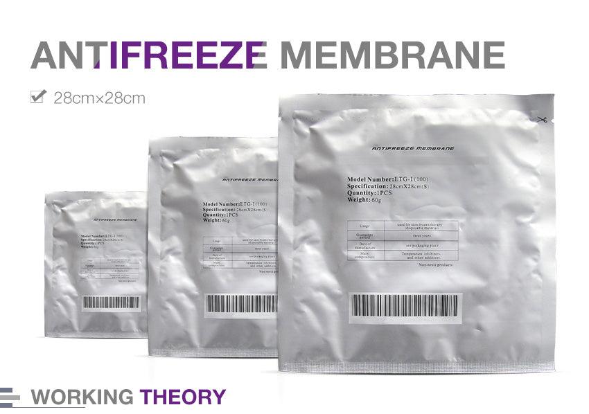 Cryo pad effective skin protecting antifreeze membranes