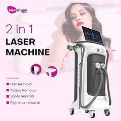 Newangie® 2 in 1 808nm Diode + YAG Laser Machine